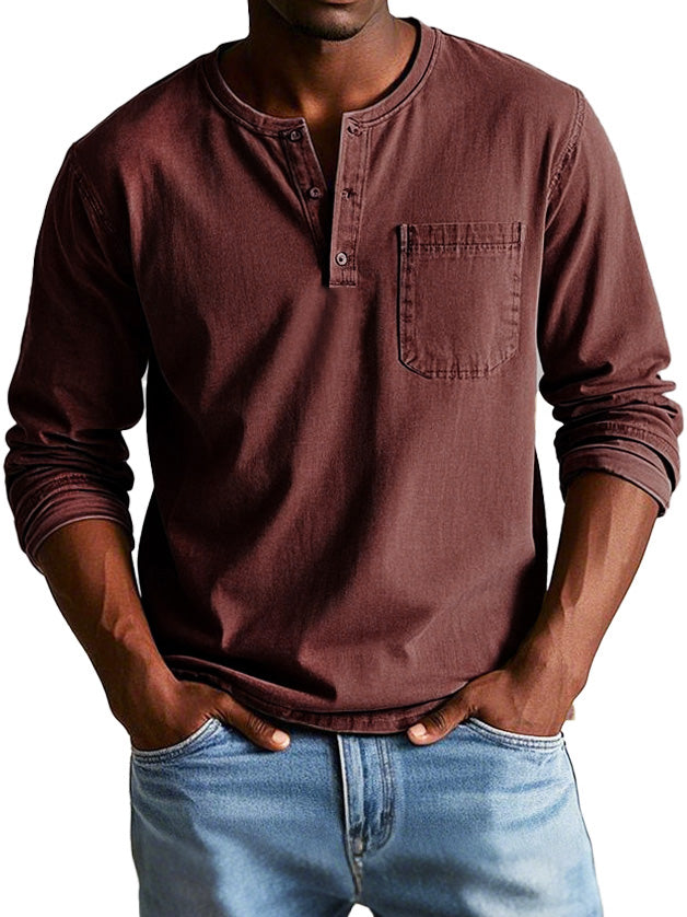 Vantini™ | Camicia Vintage a Maniche Lunghe