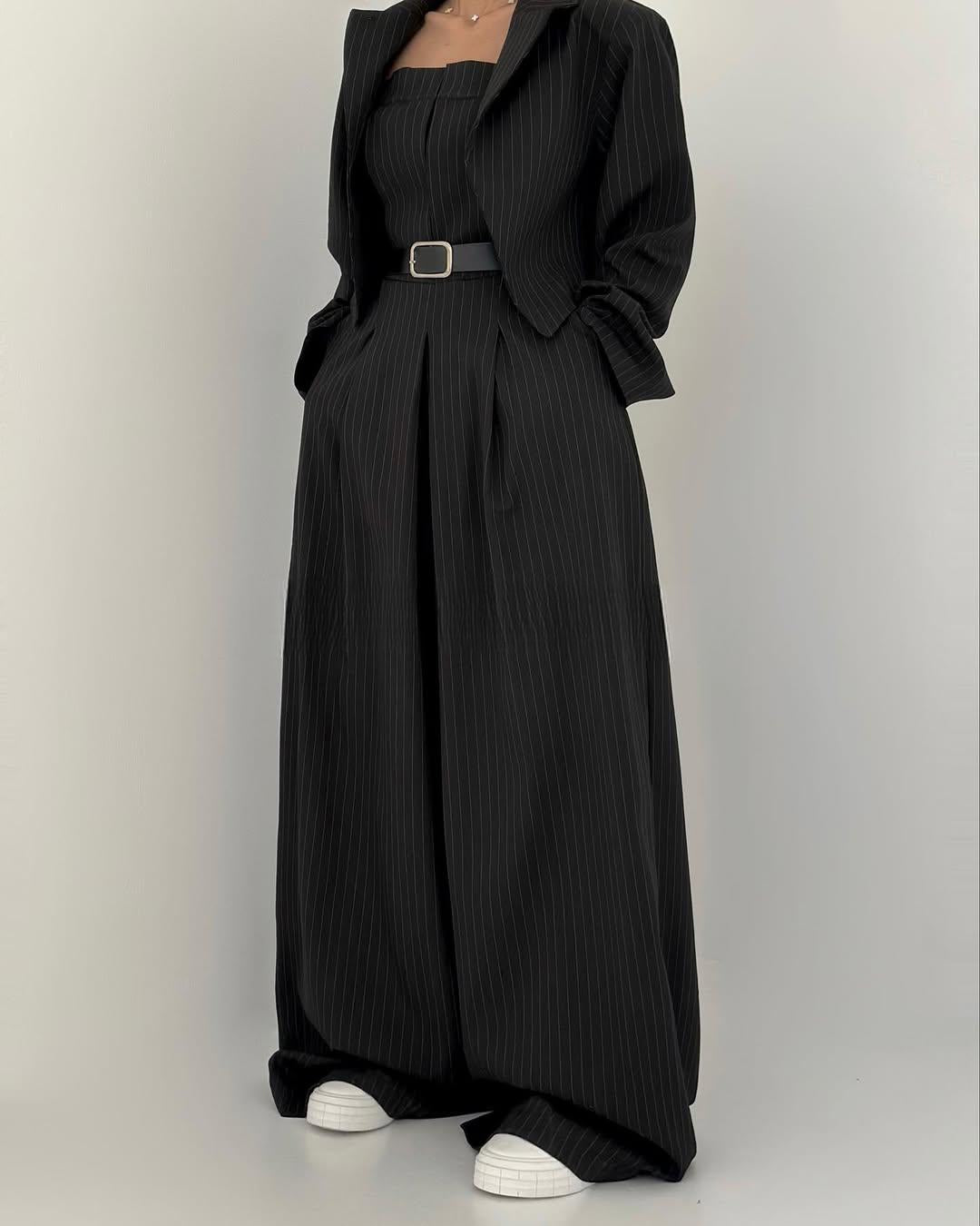 Vantini™ | Completo Donna Bustier + Giacca – Stile Elegante & alla Moda