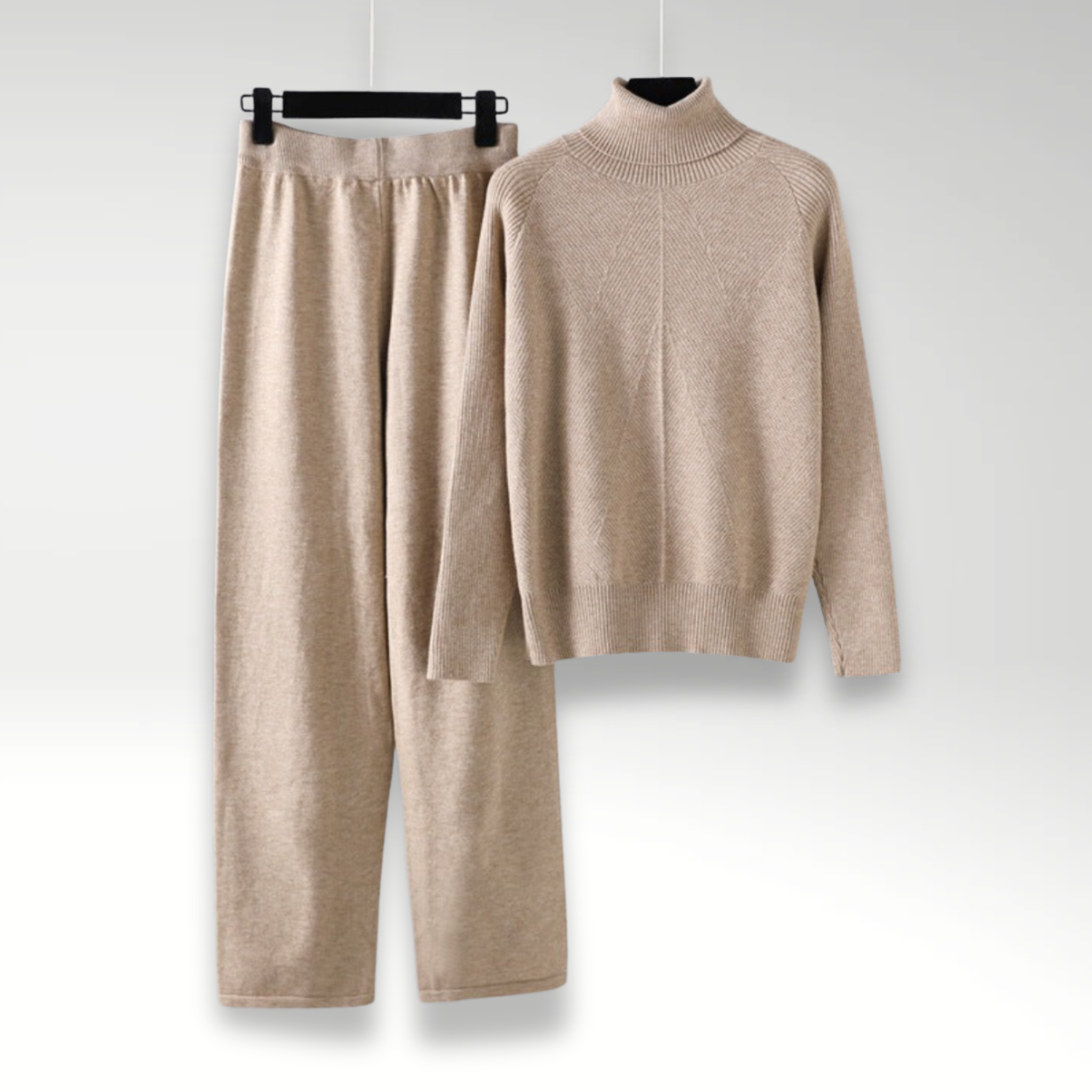 Vantini™ | Completo due pezzi Lounge in maglia a treccia