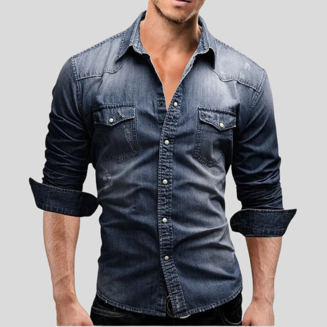 Vantini™ | Camicia in denim dallo stile moderno