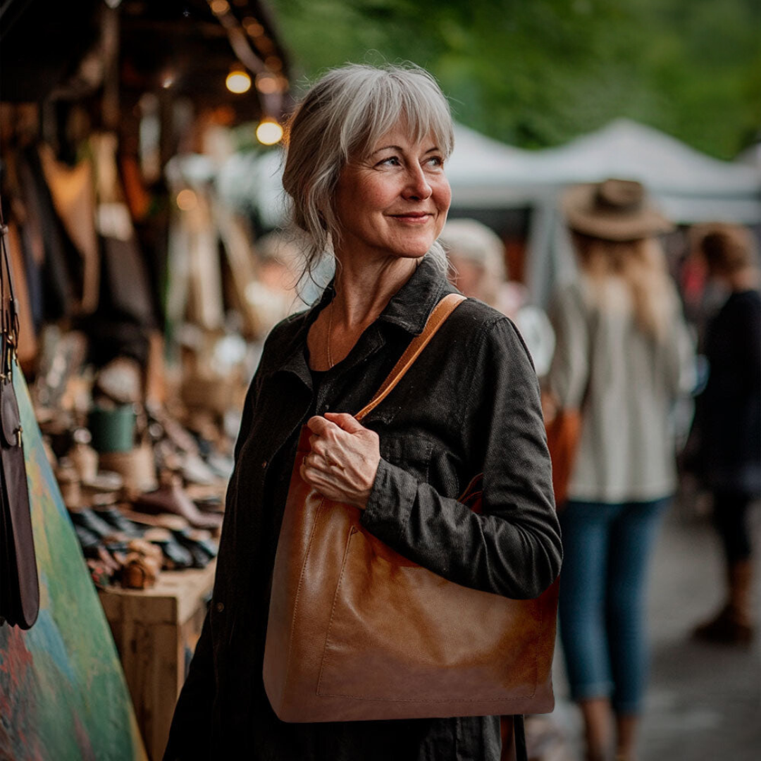 Vantini™ | Borsa a tracolla retro-chic