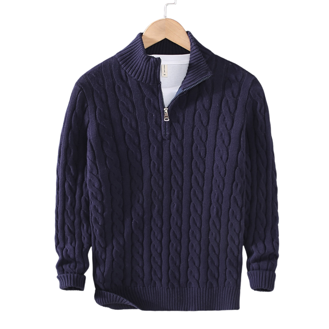 Vantini™ | Pullover con mezza zip