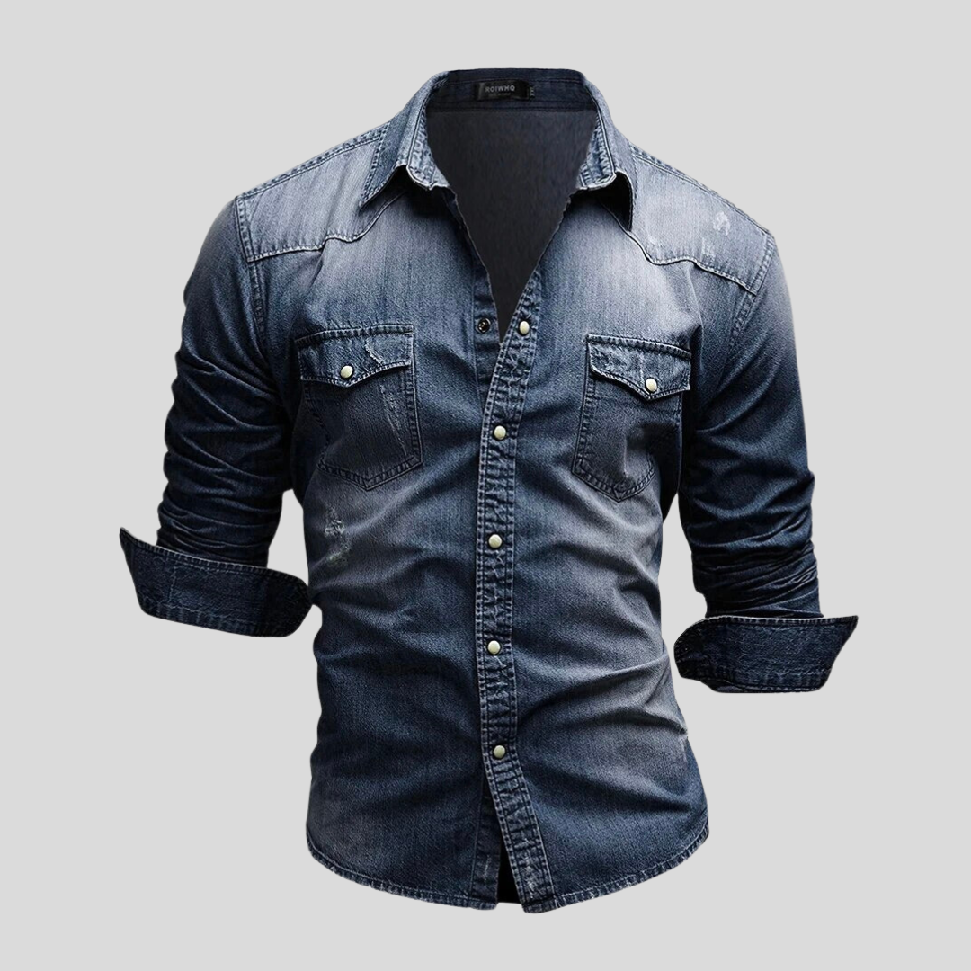 Vantini™ | Camicia in denim dallo stile moderno