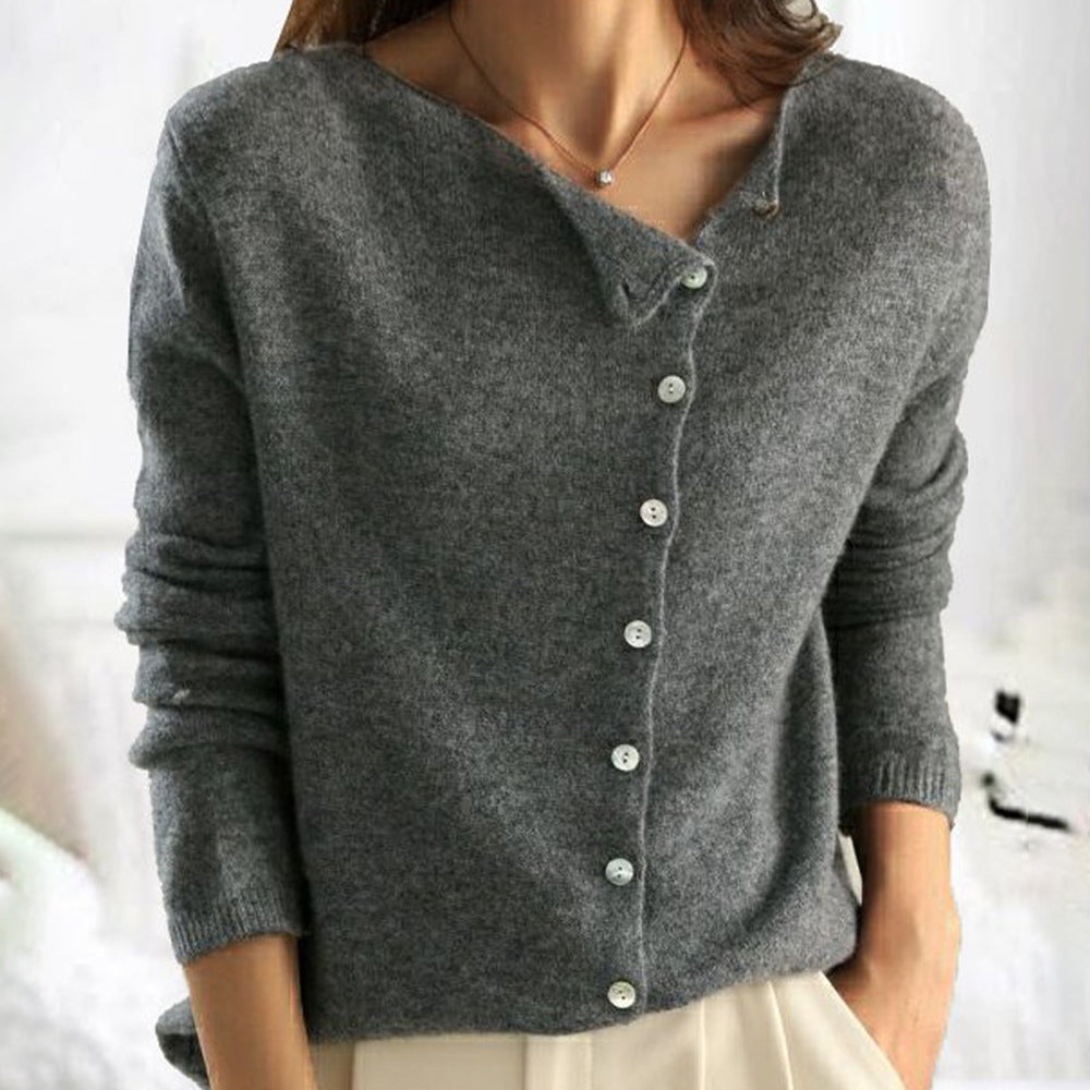 Vantini™ | Cardigan classico in maglia con bottoni