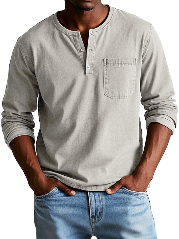 Vantini™ | Camicia Vintage a Maniche Lunghe