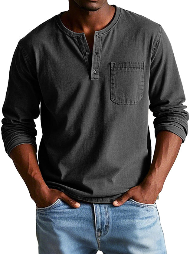 Vantini™ | Camicia Vintage a Maniche Lunghe