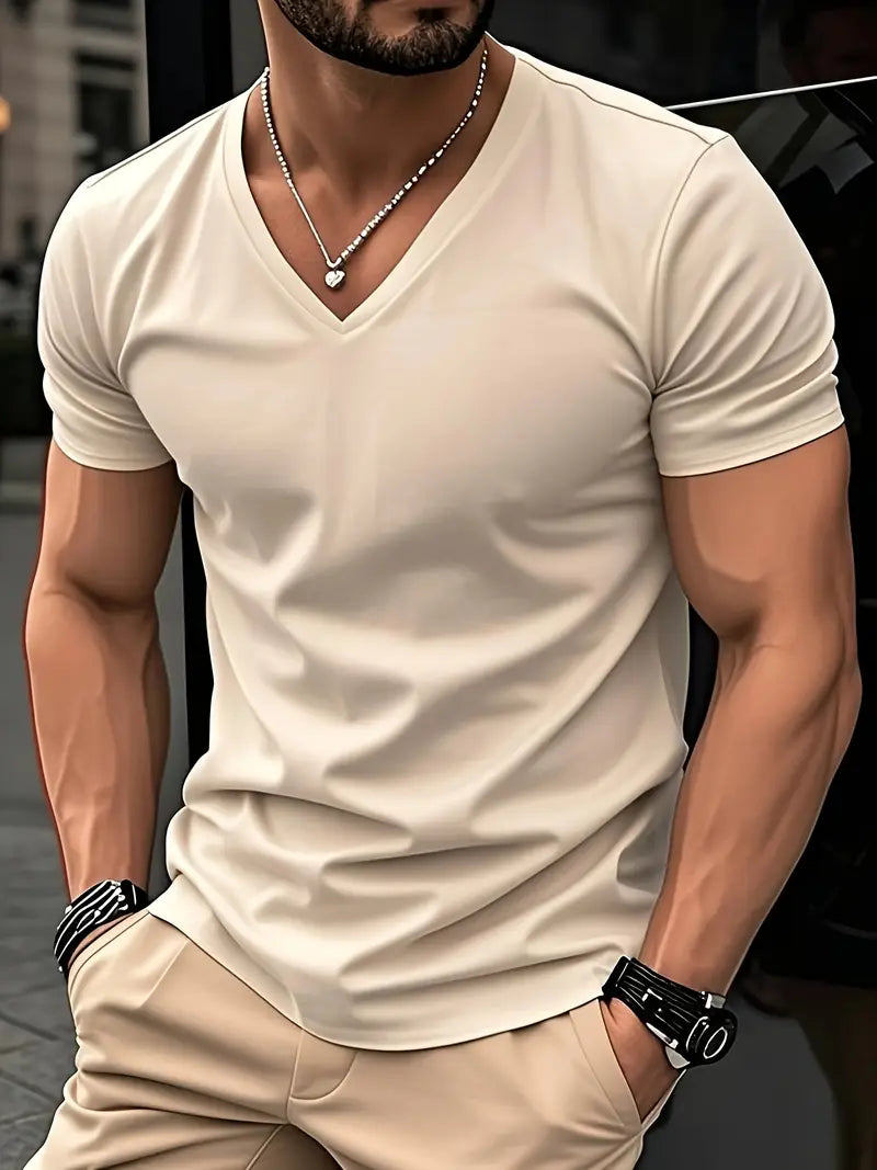 Vantini™ | T-shirt elegante a maniche corte