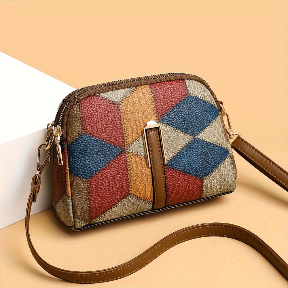 Vantini™ | Mini Borsa a Tracolla Patchwork