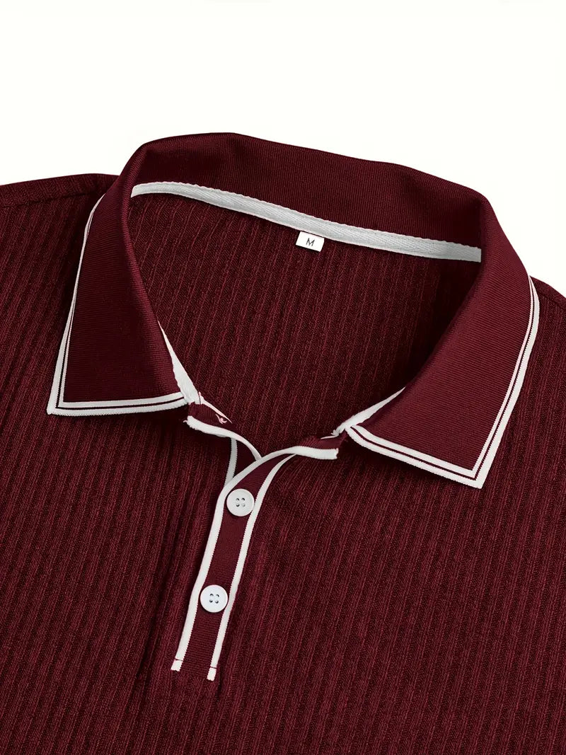 Vantini™ | Polo elegante a maniche corte