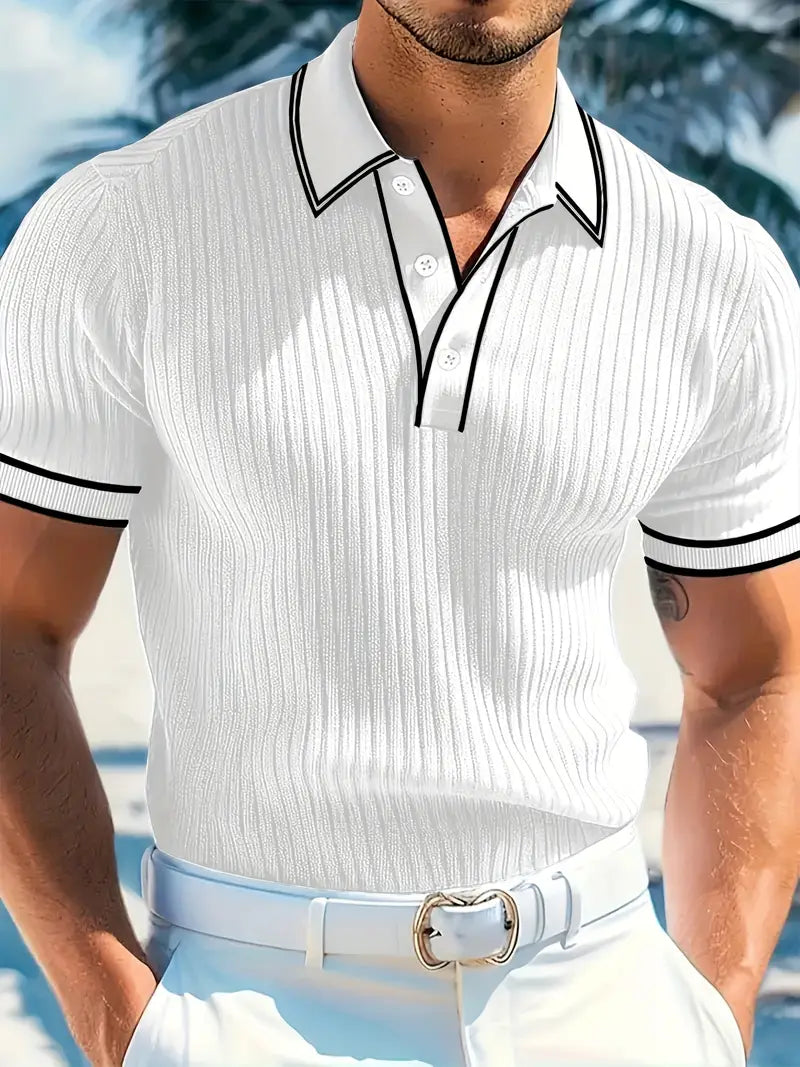 Vantini™ | Polo elegante a maniche corte