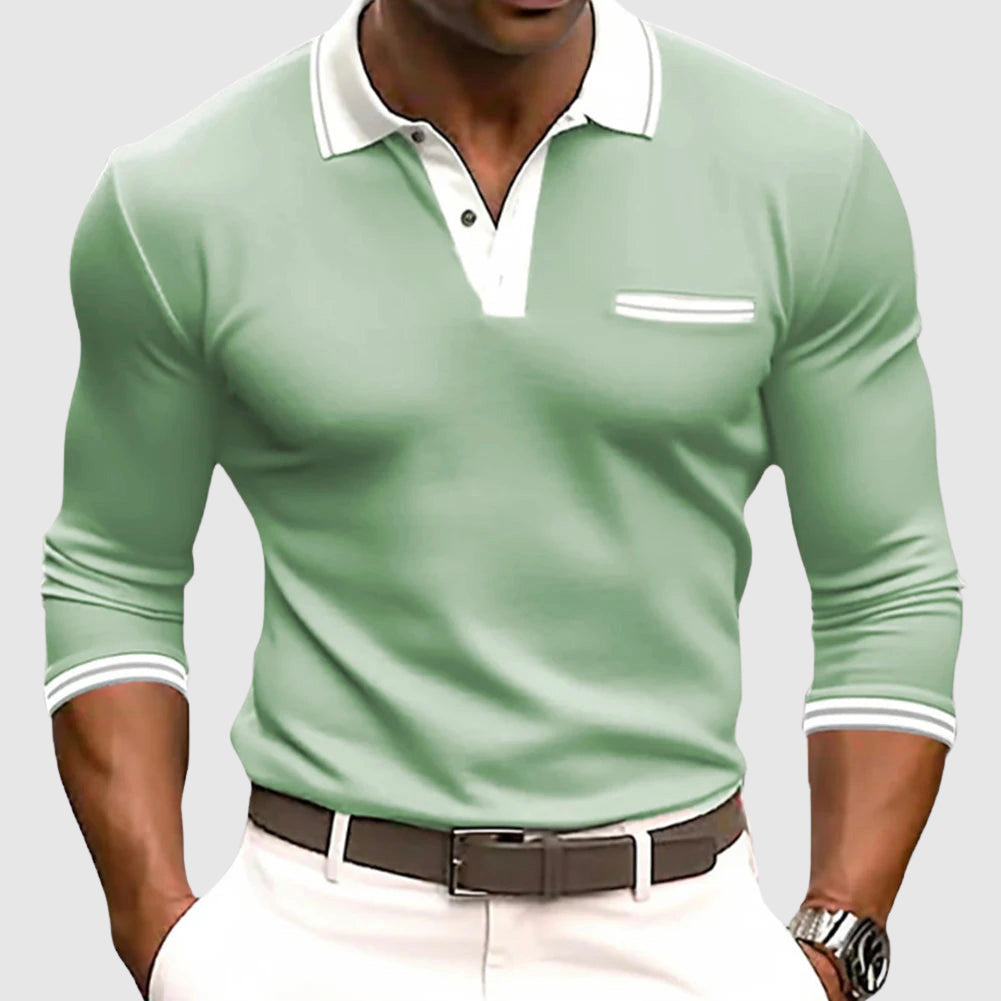Vantini™ | Camicia con dettagli eleganti a contrasto