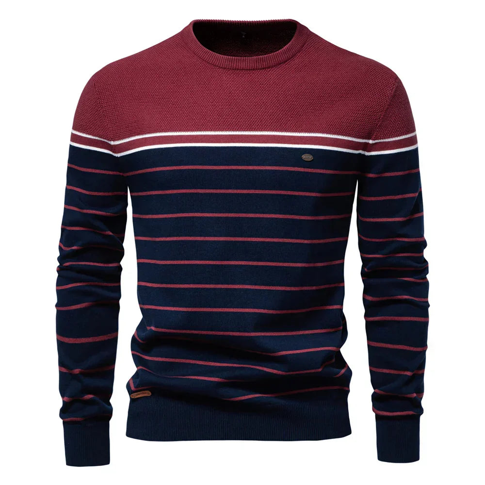 Vantini™ | Maglione da uomo con motivo a righe