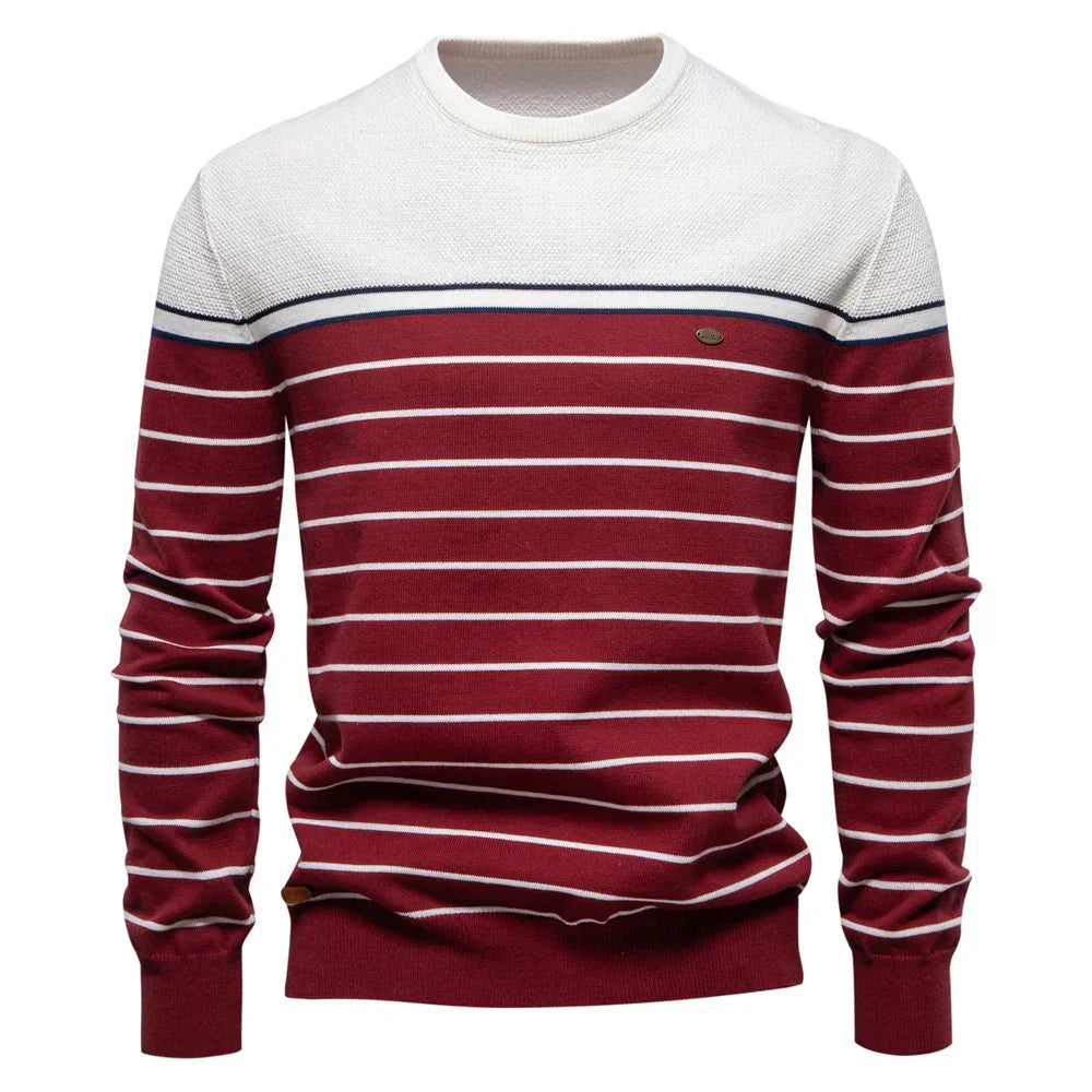 Vantini™ | Maglione da uomo con motivo a righe
