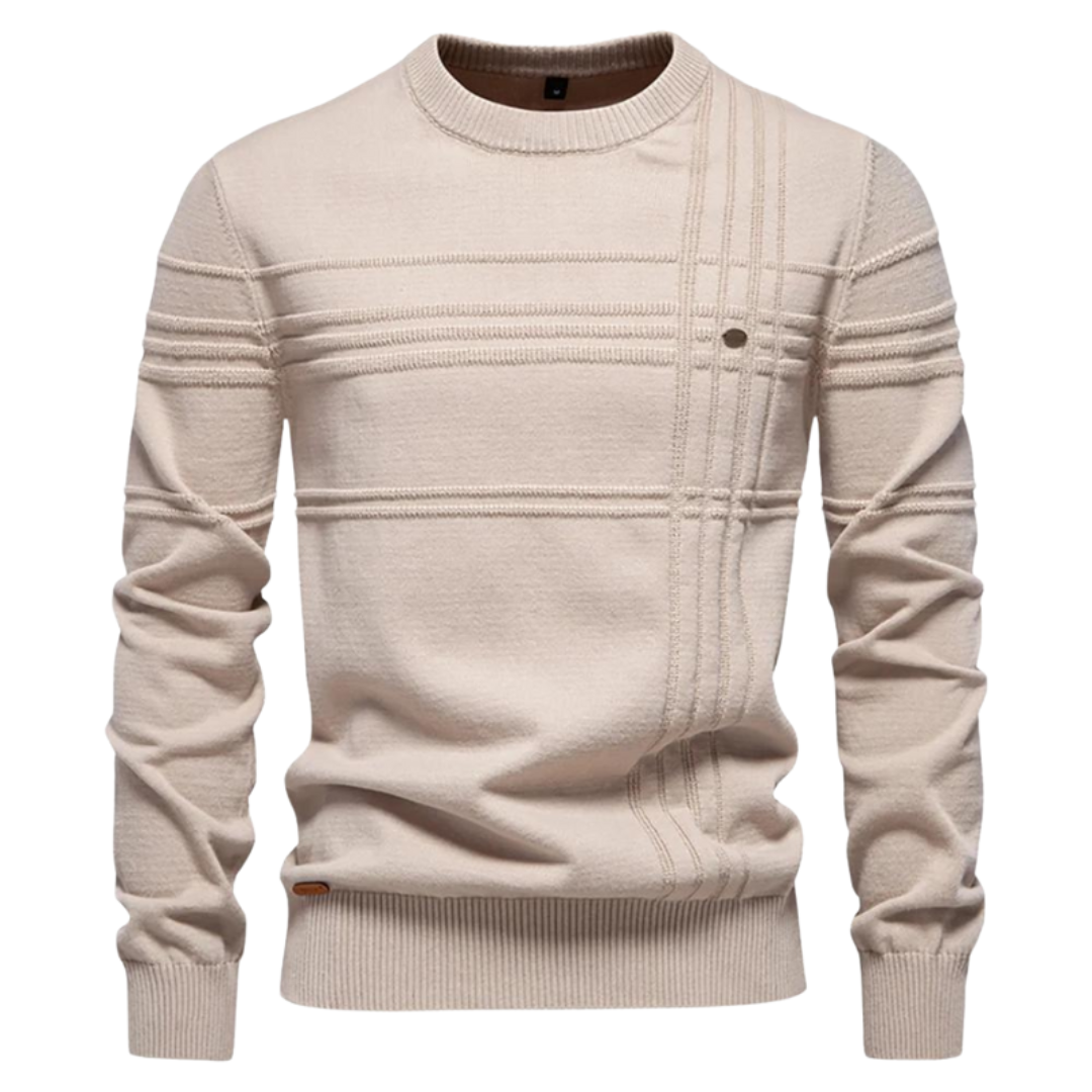 Vantini™ | Maglione elegante da uomo con design a quadri