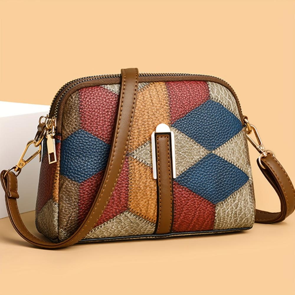 Vantini™ | Mini Borsa a Tracolla Patchwork
