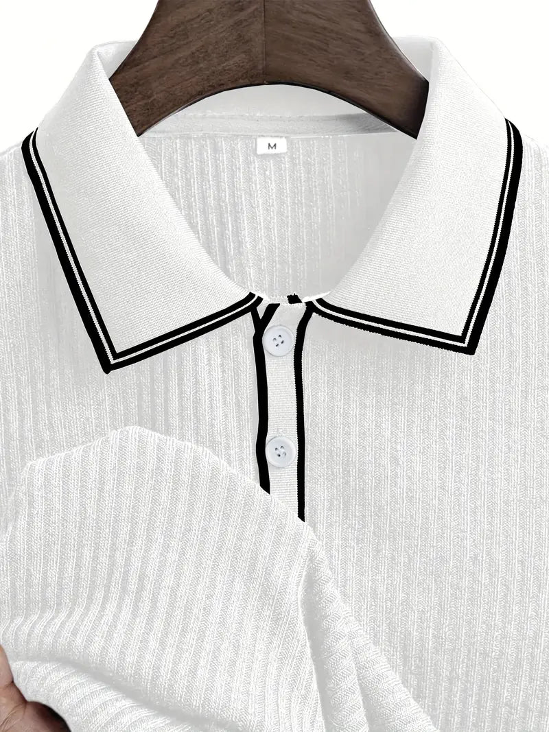 Vantini™ | Polo elegante a maniche corte