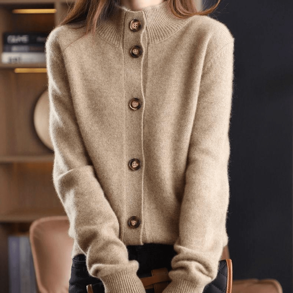 Vantini™ | Gilet in Cashmere Lavorato a Maglia