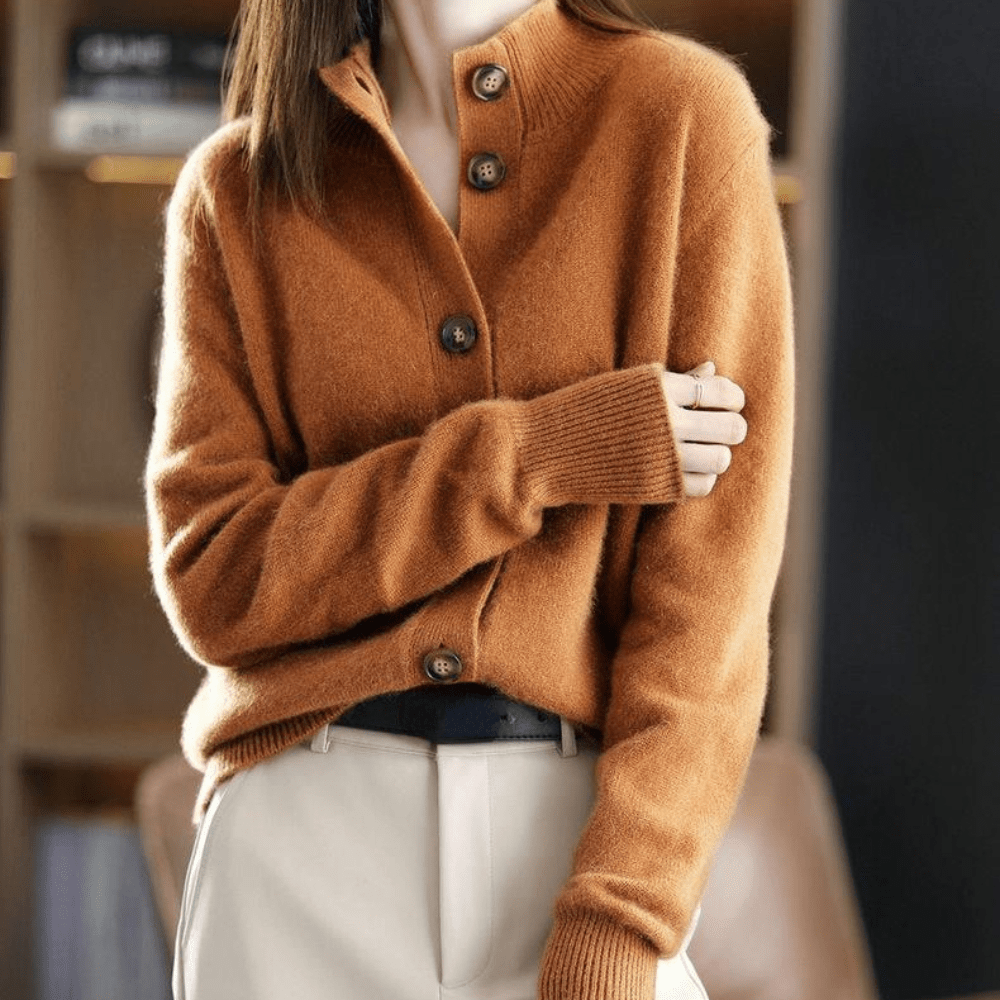 Vantini™ | Gilet in Cashmere Lavorato a Maglia