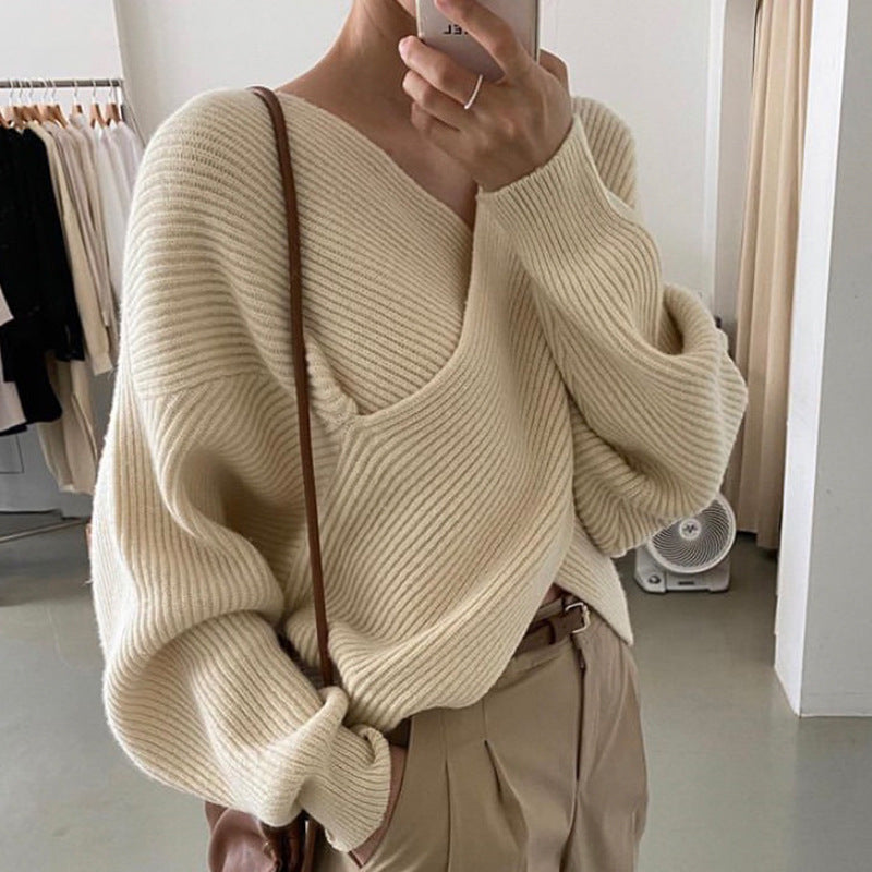Vantini™ | Pull in maglia incrociata chic
