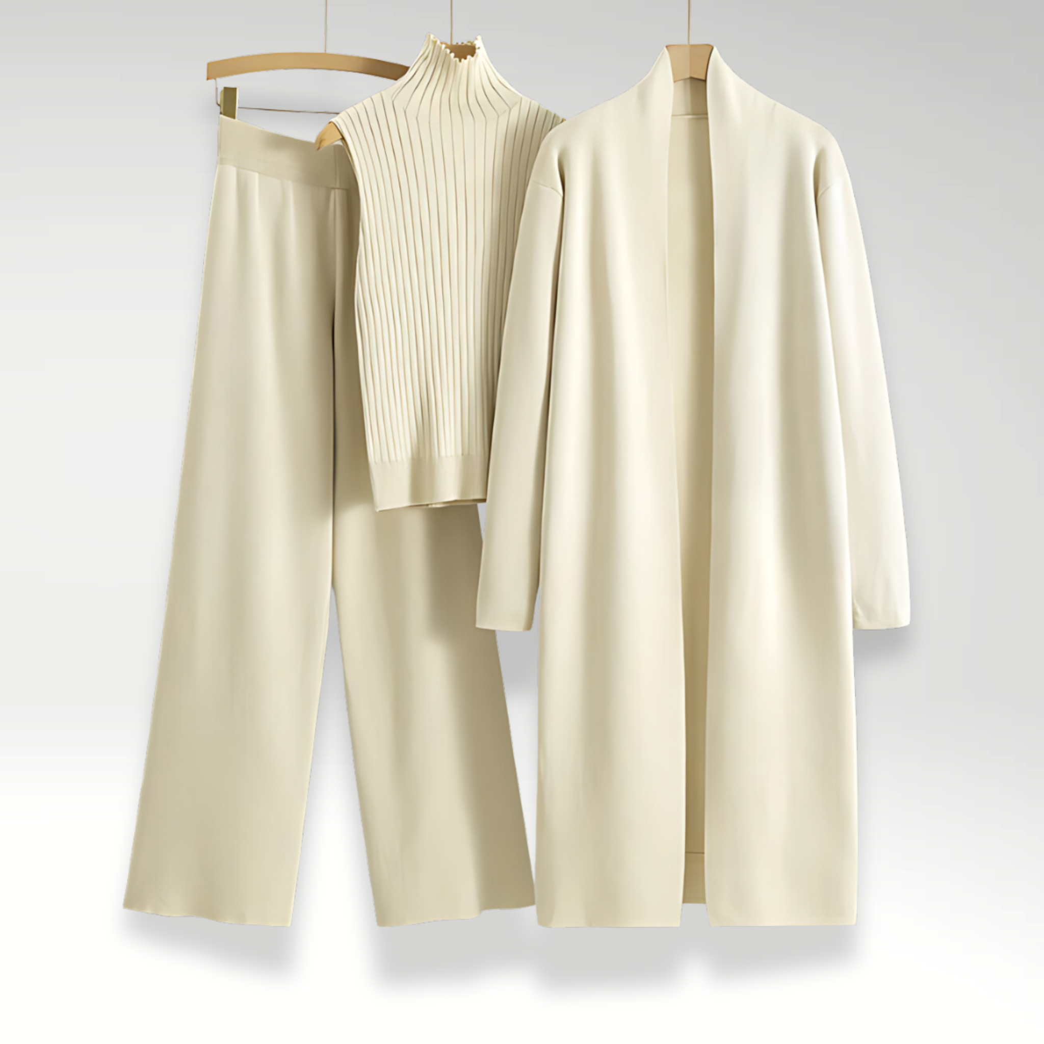 Vantini™ | Completo tre pezzi in maglia Luxe