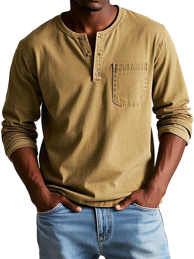 Vantini™ | Camicia Vintage a Maniche Lunghe