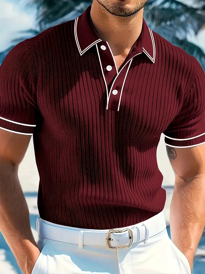 Vantini™ | Polo elegante a maniche corte