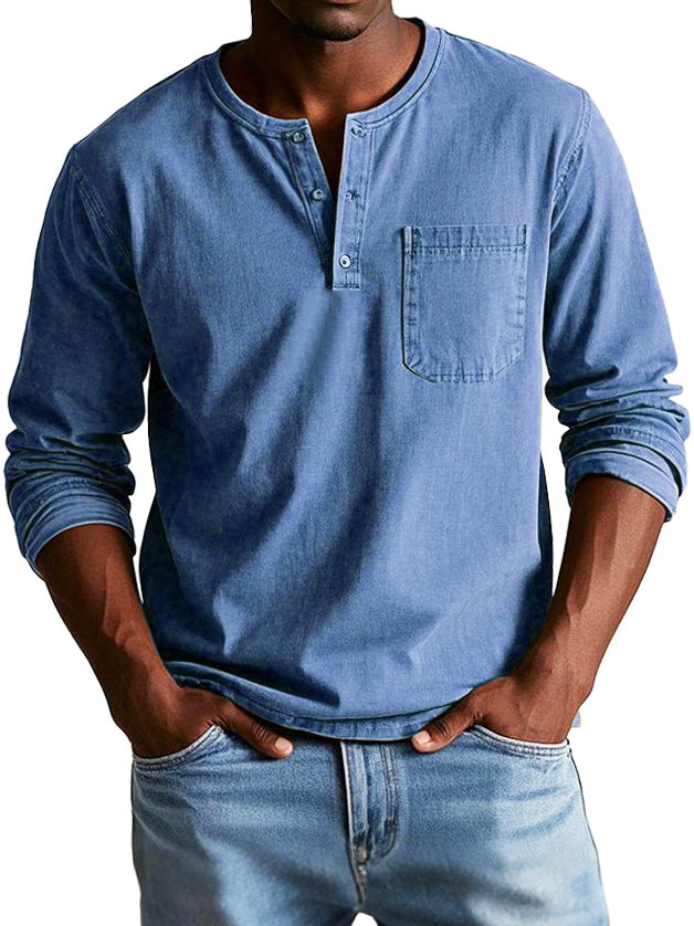 Vantini™ | Camicia Vintage a Maniche Lunghe