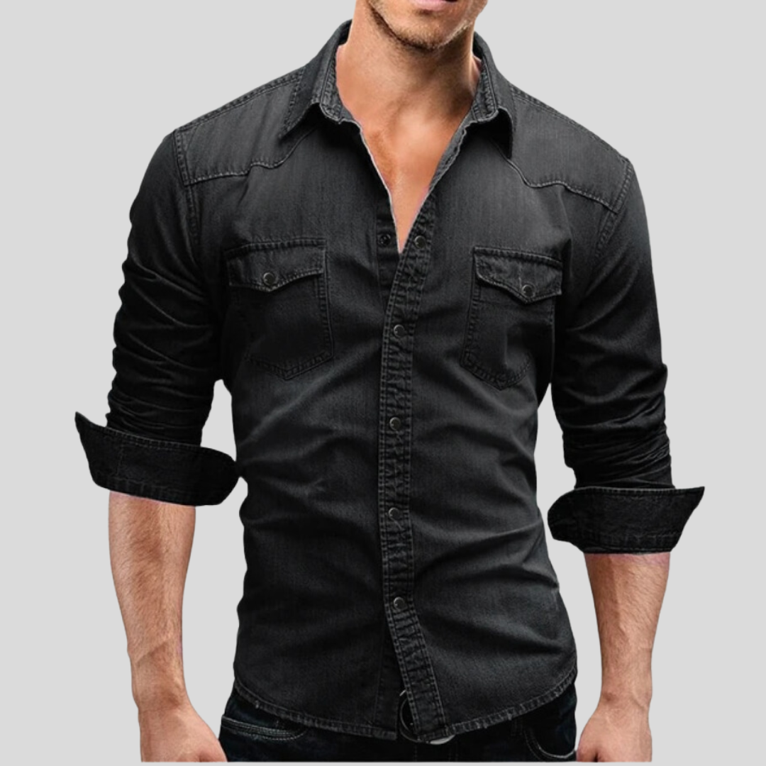 Vantini™ | Camicia in denim dallo stile moderno