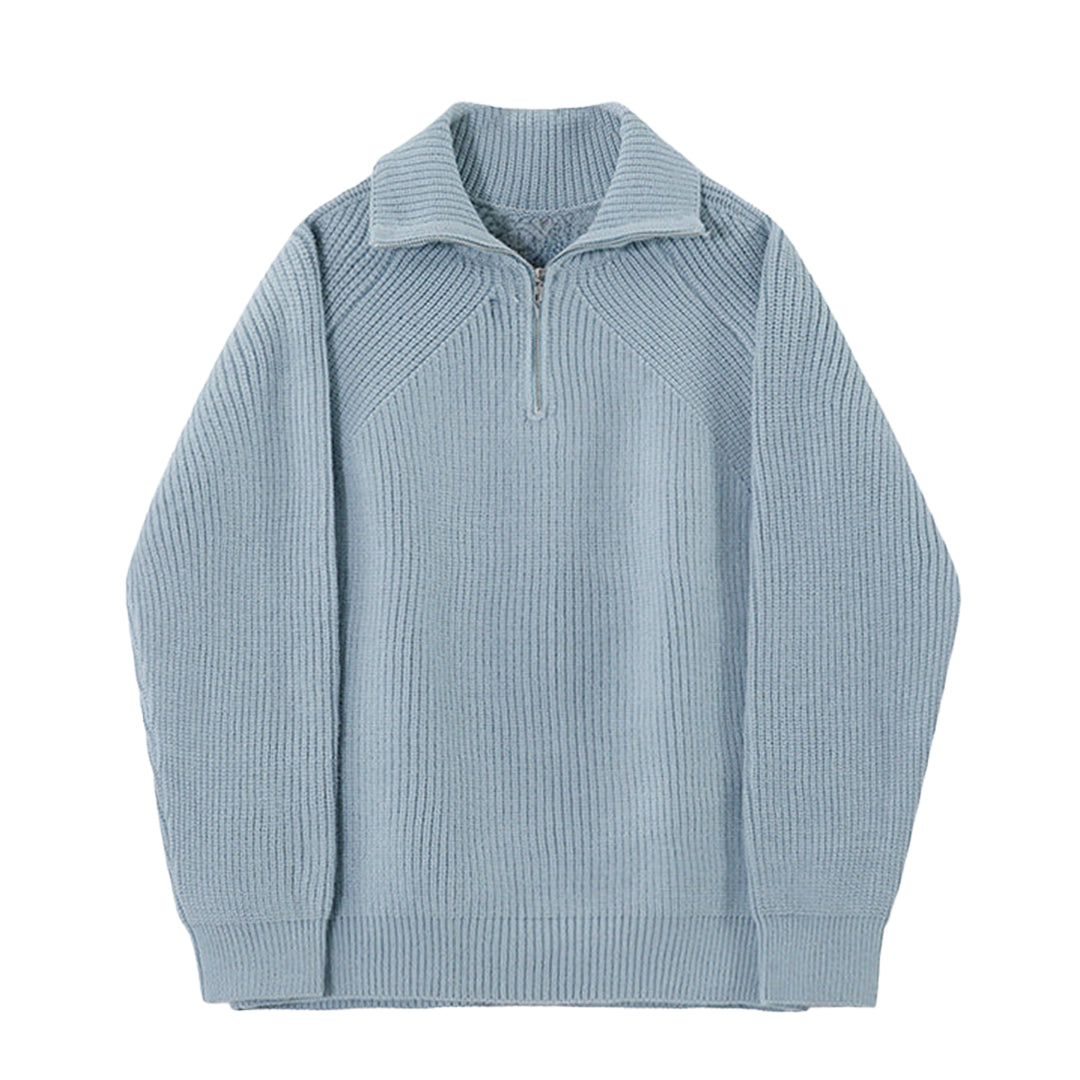 Vantini™ | Pullover Azure a quarti di zip.