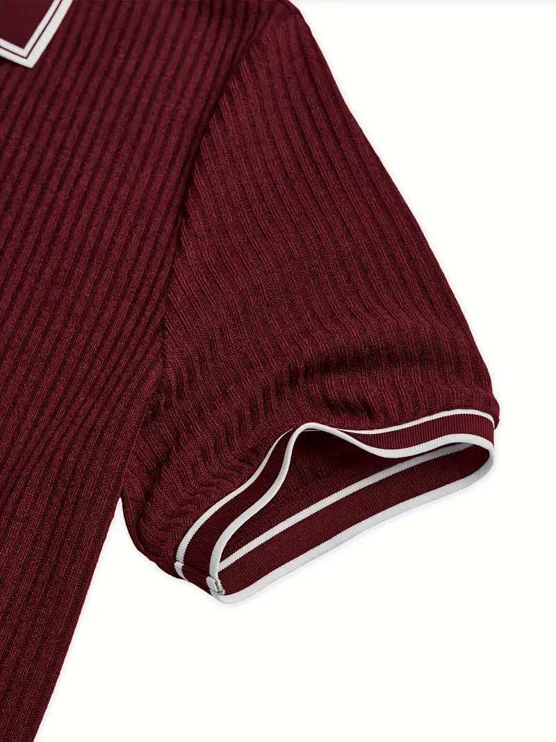 Vantini™ | Polo elegante a maniche corte