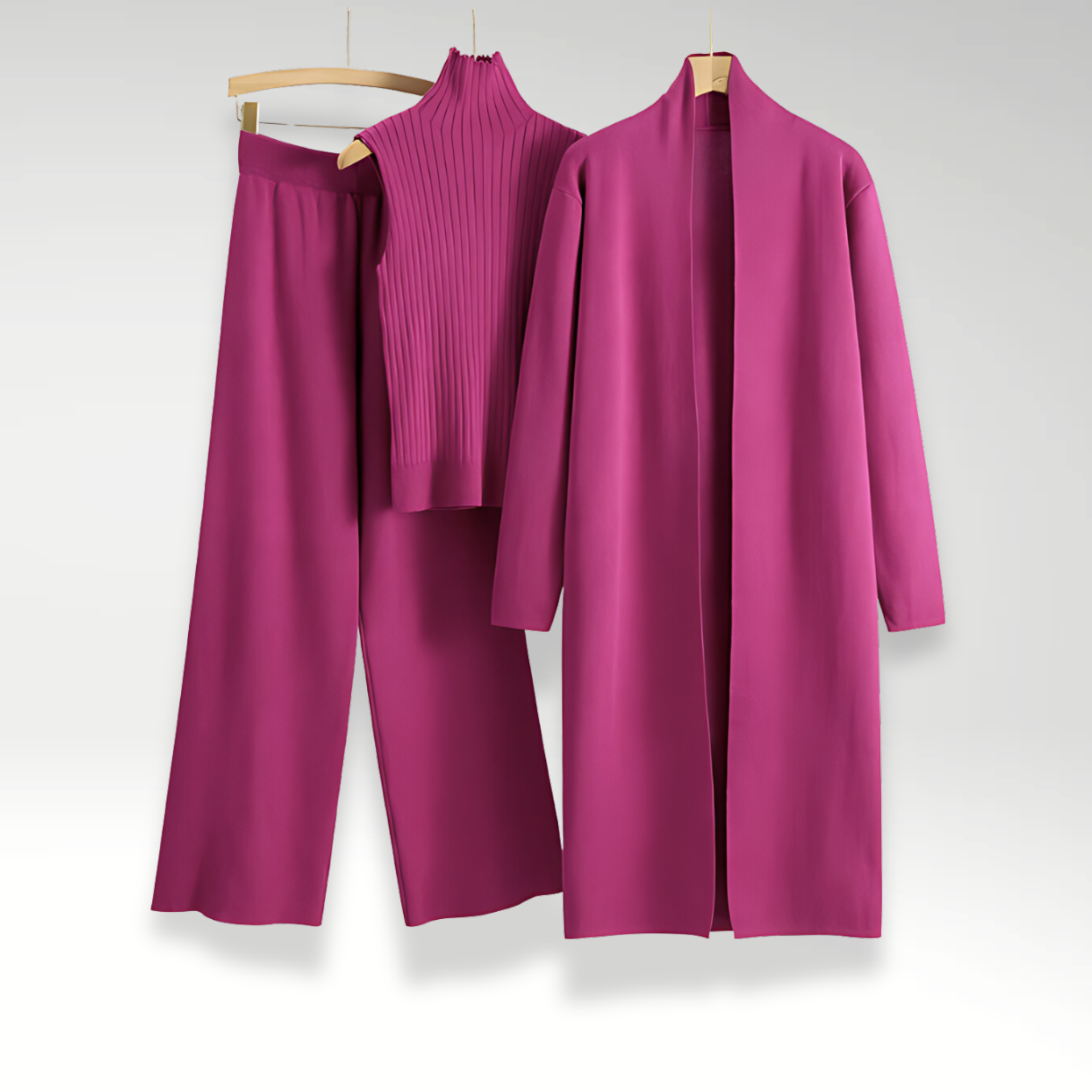 Vantini™ | Completo tre pezzi in maglia Luxe