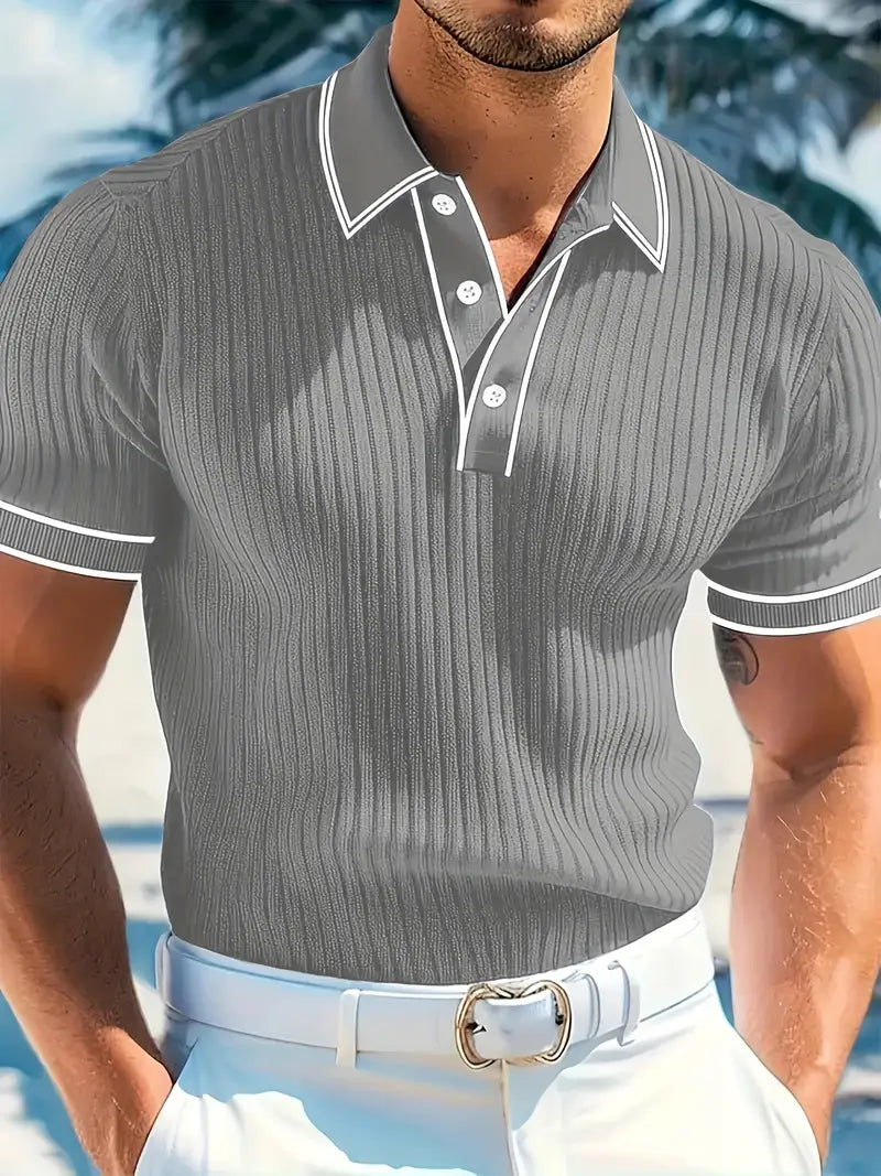 Vantini™ | Polo elegante a maniche corte