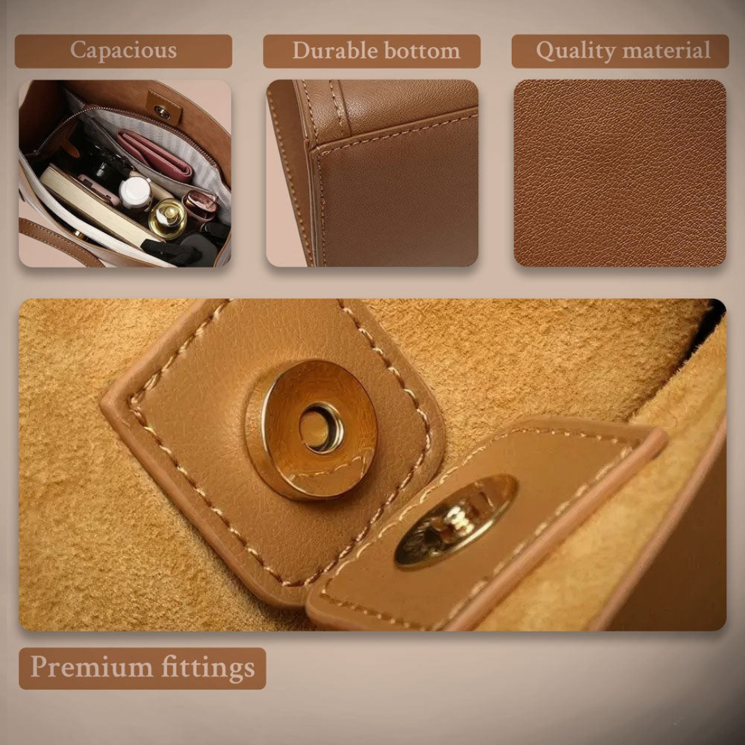 Vantini™  | Borsa di lusso in pelle morbida