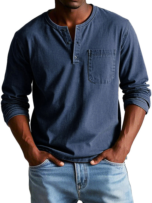 Vantini™ | Camicia Vintage a Maniche Lunghe