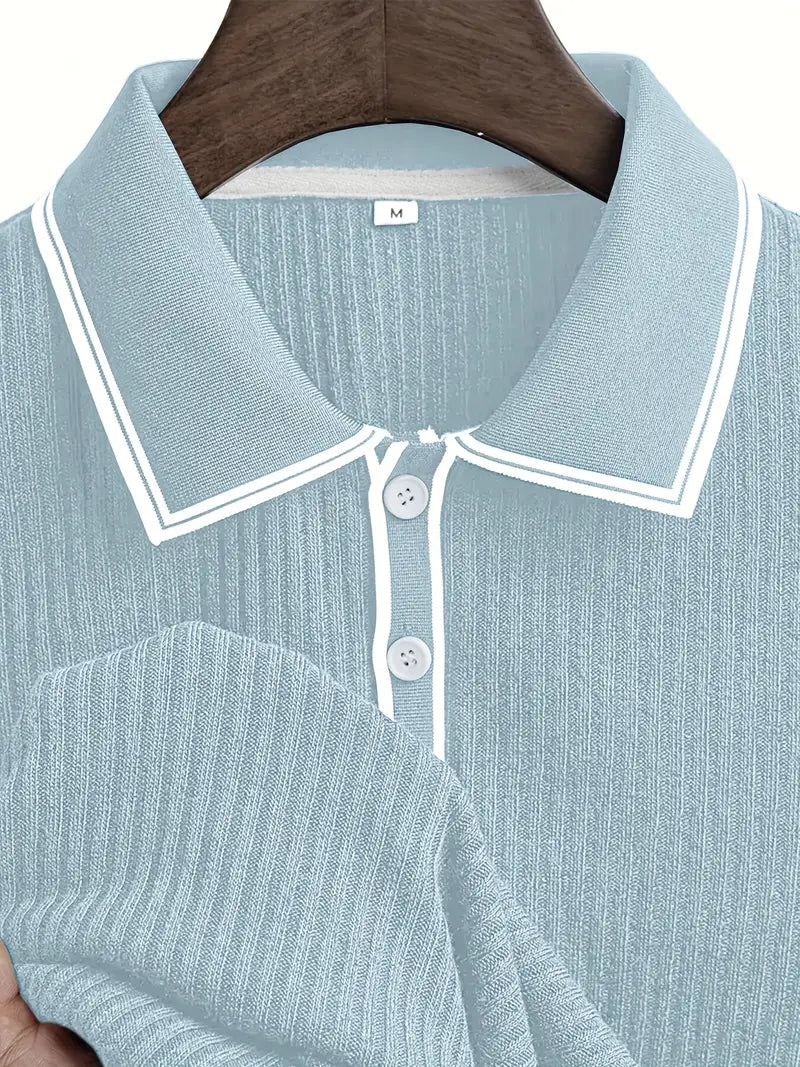 Vantini™ | Polo elegante a maniche corte