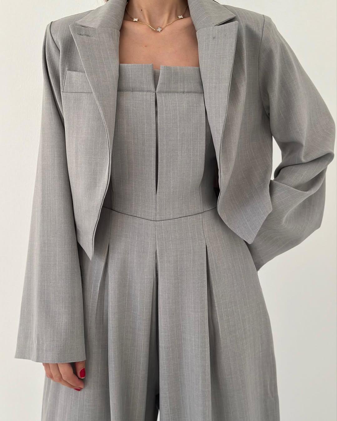 Vantini™ | Completo Donna Bustier + Giacca – Stile Elegante & alla Moda