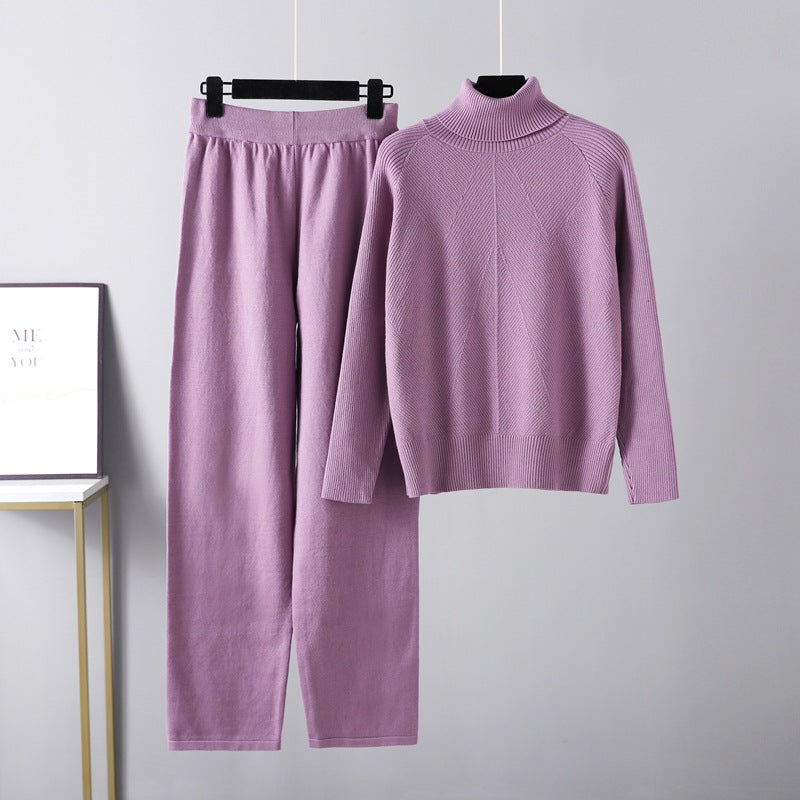 Vantini™ | Completo due pezzi Lounge in maglia a treccia