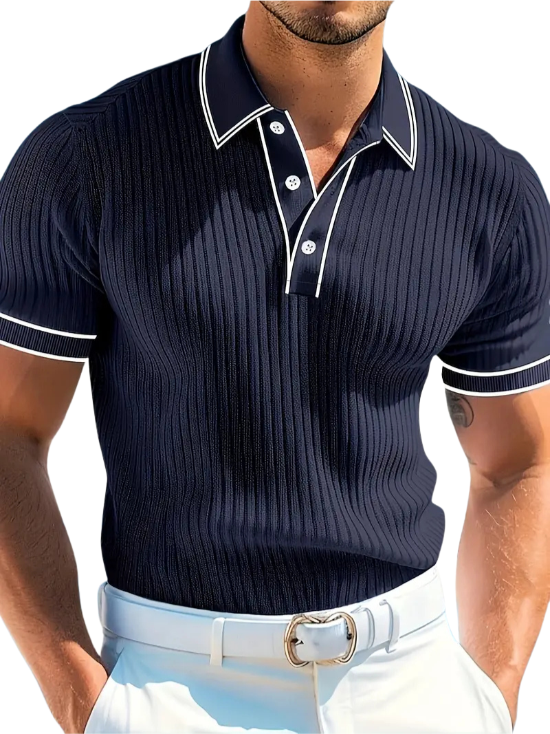 Vantini™ | Polo elegante a maniche corte