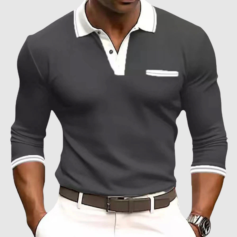 Vantini™ | Camicia con dettagli eleganti a contrasto