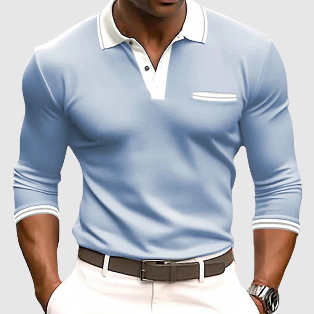 Vantini™ | Camicia con dettagli eleganti a contrasto