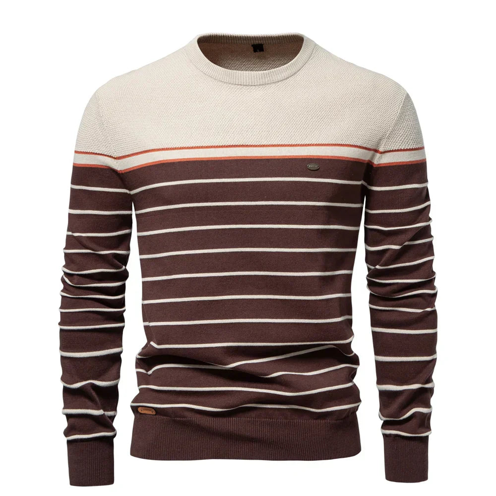 Vantini™ | Maglione da uomo con motivo a righe