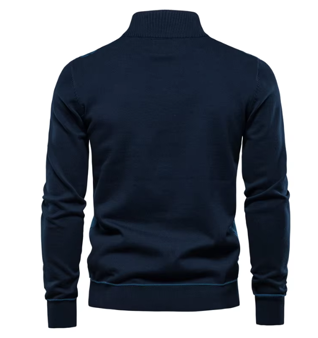Vantini™ | Pullover da uomo con mezza zip