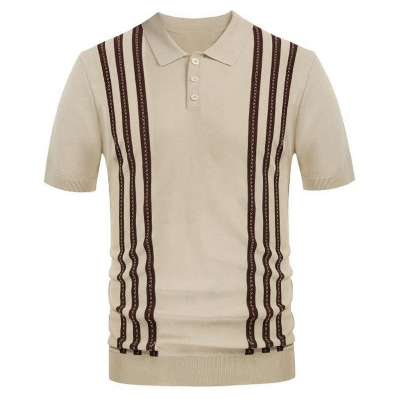 Vantini™ | Polo casual a righe.