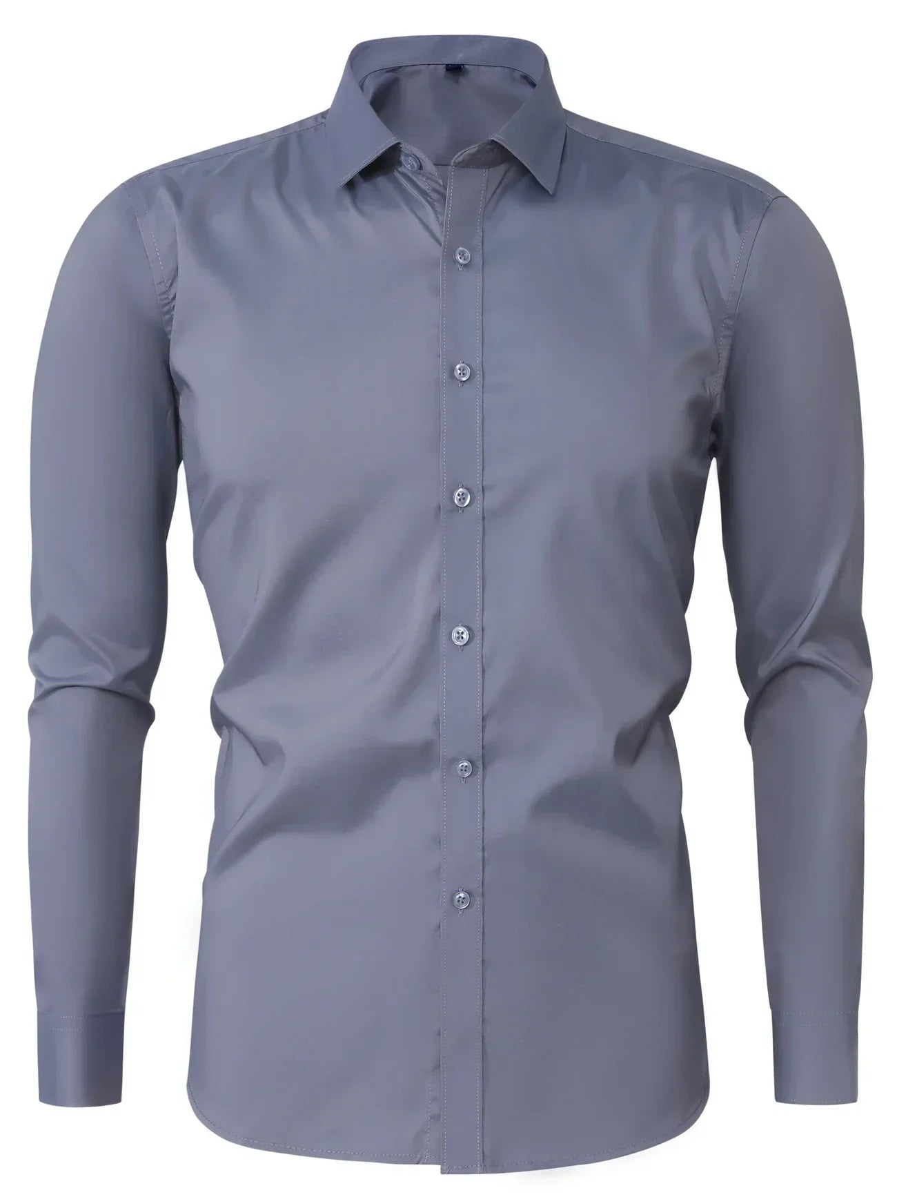 Vantini™ | Elegante camicia a maniche lunghe con bottoni