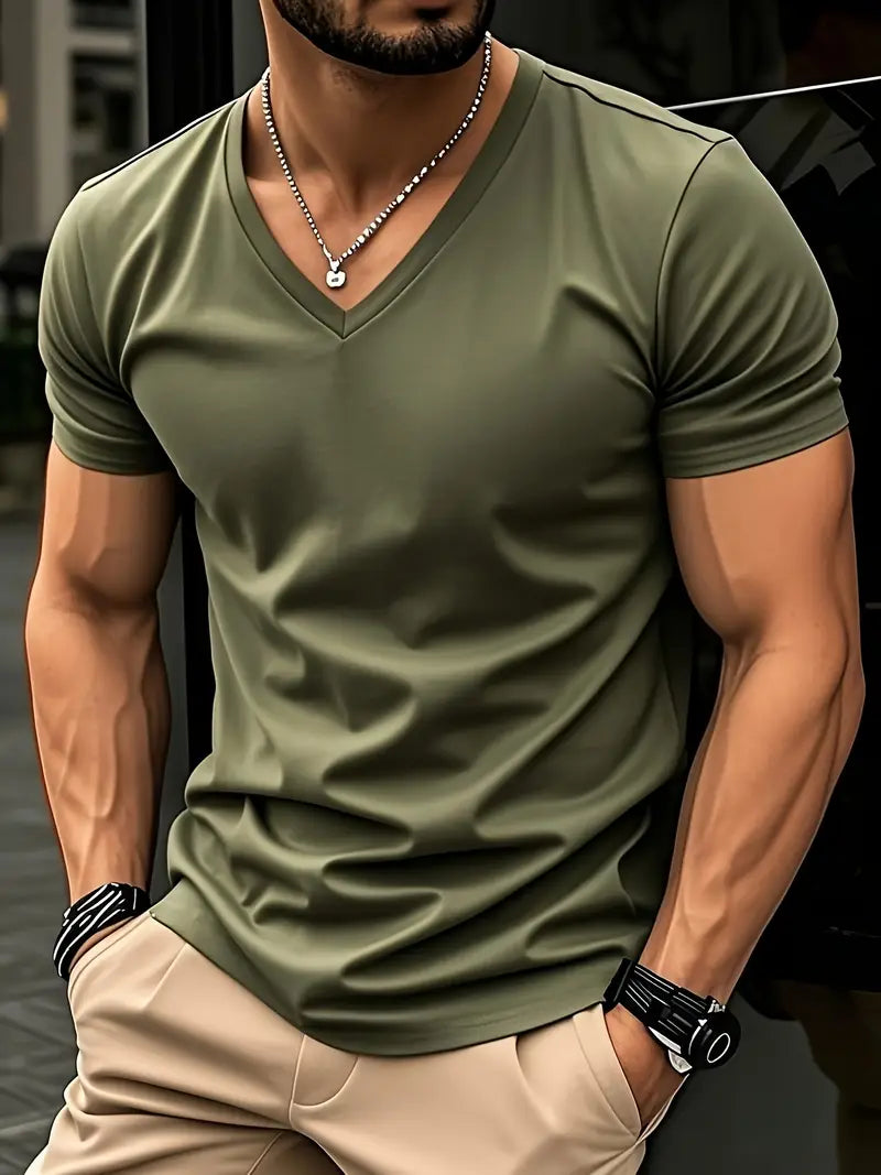 Vantini™ | T-shirt elegante a maniche corte