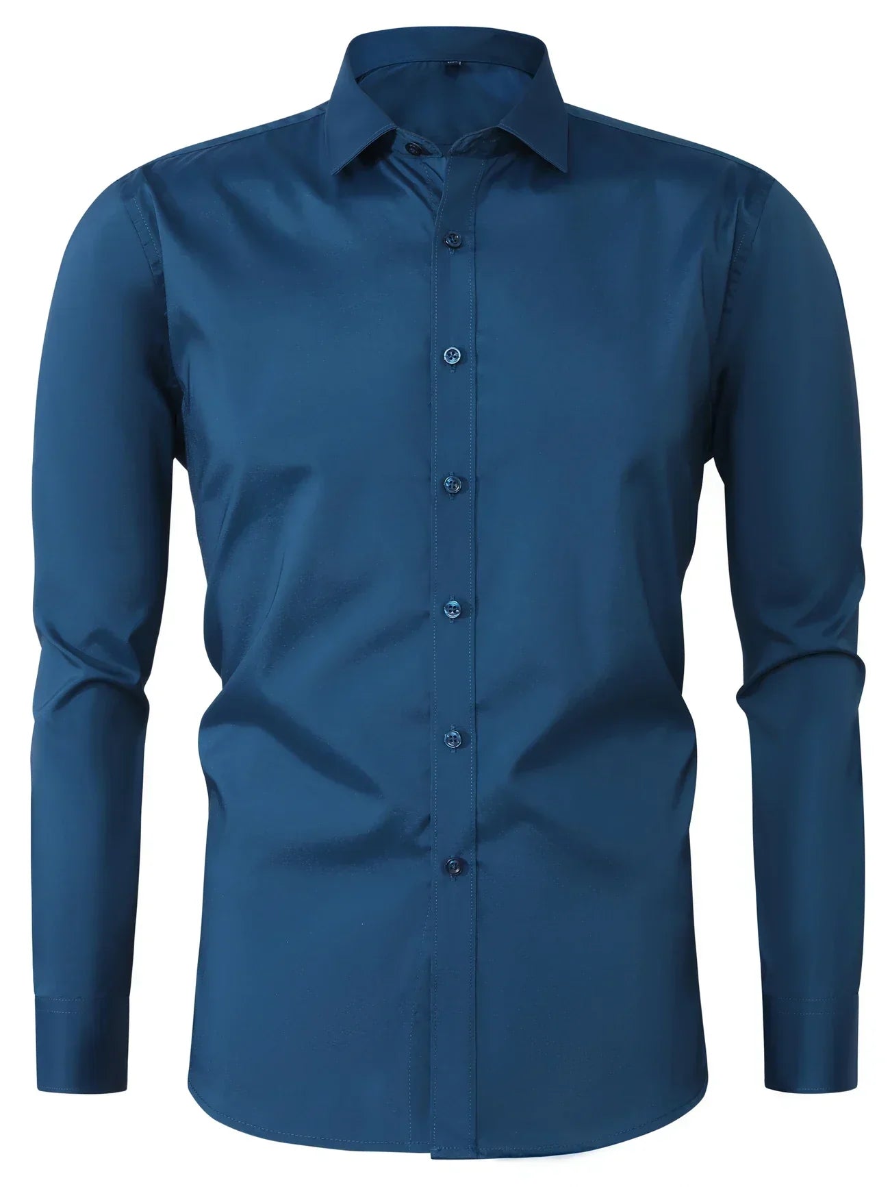 Vantini™ | Elegante camicia a maniche lunghe con bottoni