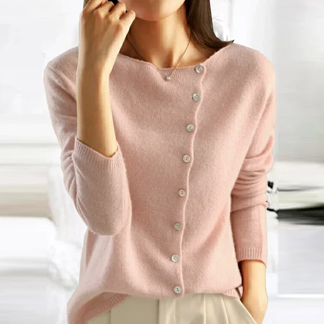 Vantini™ | Cardigan classico in maglia con bottoni