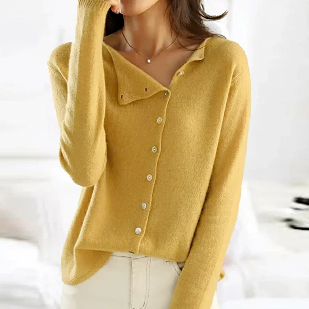 Vantini™ | Cardigan classico in maglia con bottoni
