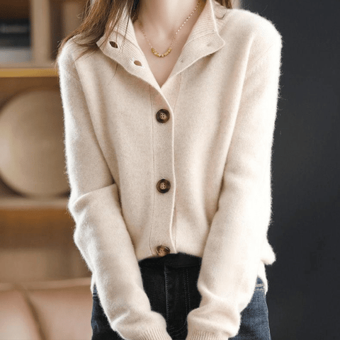 Vantini™ | Gilet in Cashmere Lavorato a Maglia