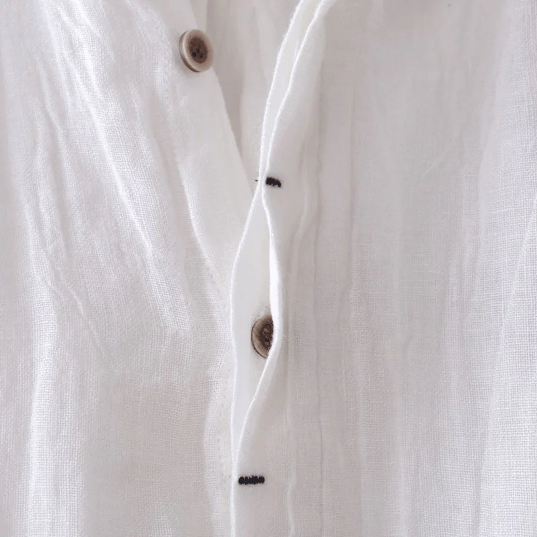 Vantini™ | Camicia elegante a maniche corte con bottoni
